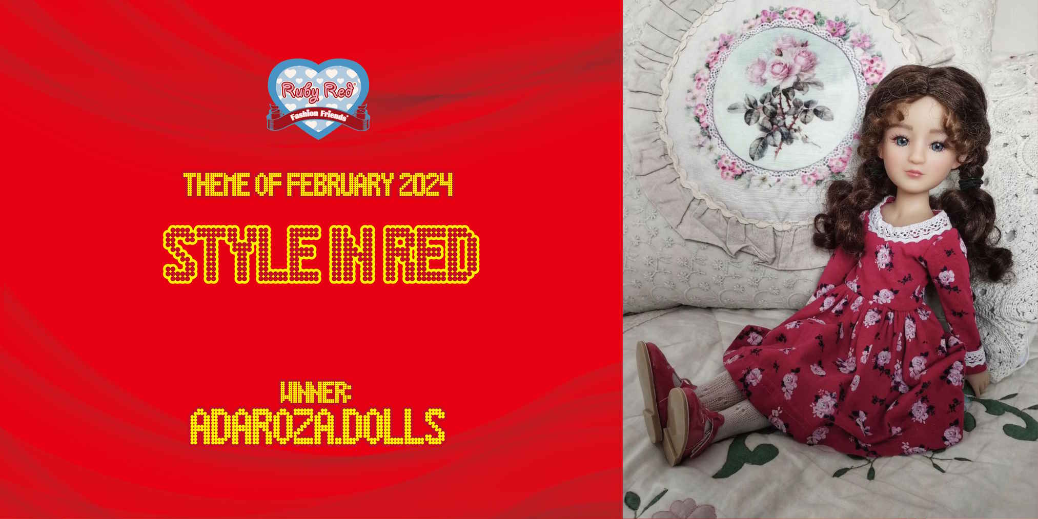 Ruby Red Fashion Friends Dolls - Photo of the month winner - Feb 2024